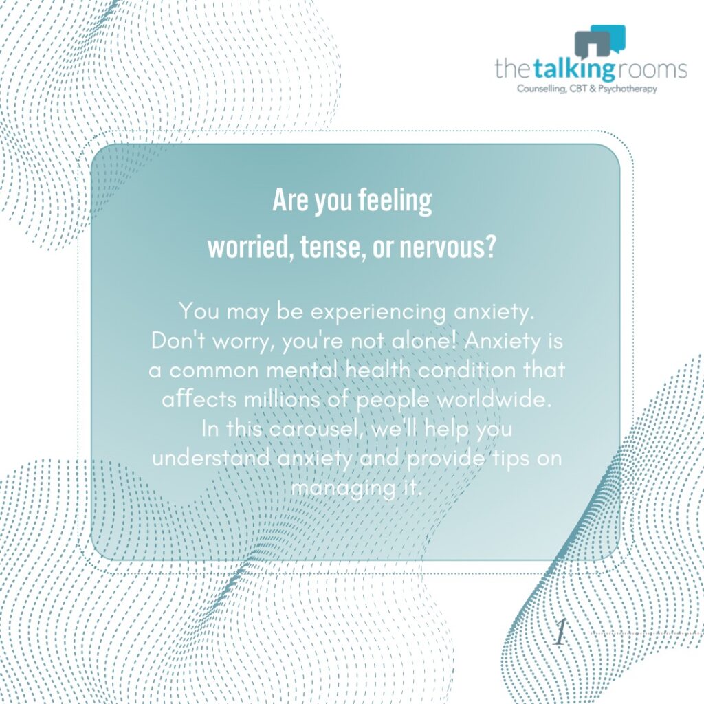 Anxiety - The Talking Rooms - Counselling & Psychotherapy in Glasgow