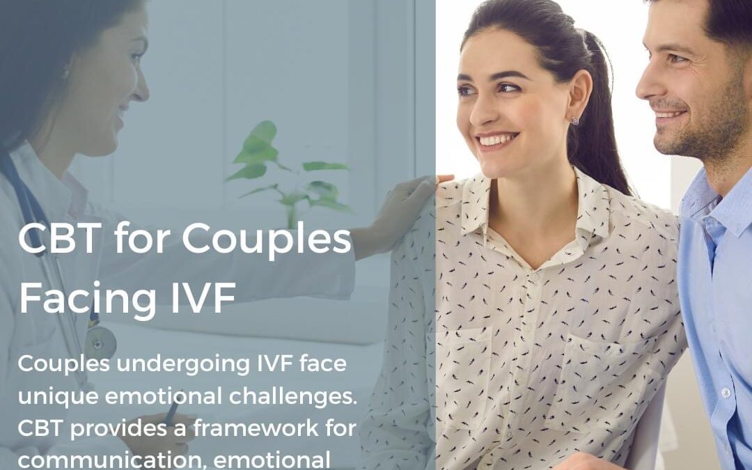 A couple using CBT to help support them through there IVF journey